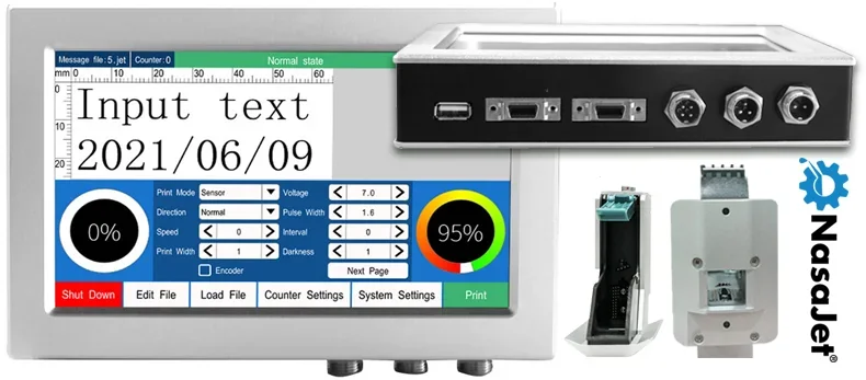 NasaJet NJ-1000 labelling system