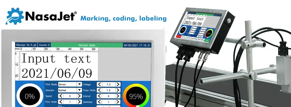 Lot coding machine