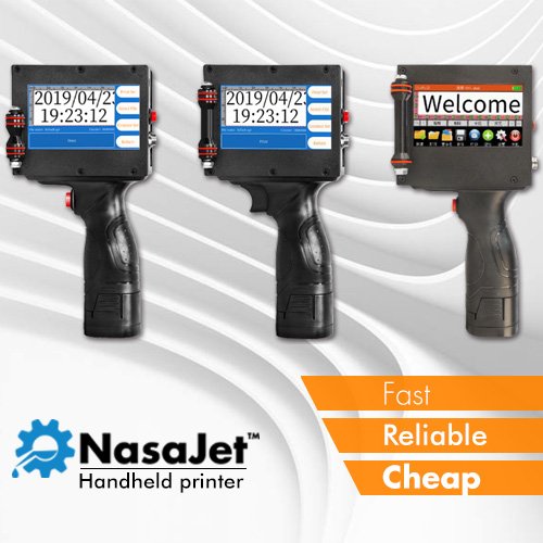 The NasaJet handheld inkjet printer and portable inkjet printer