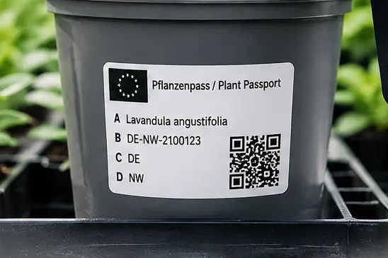 Plant passport printing